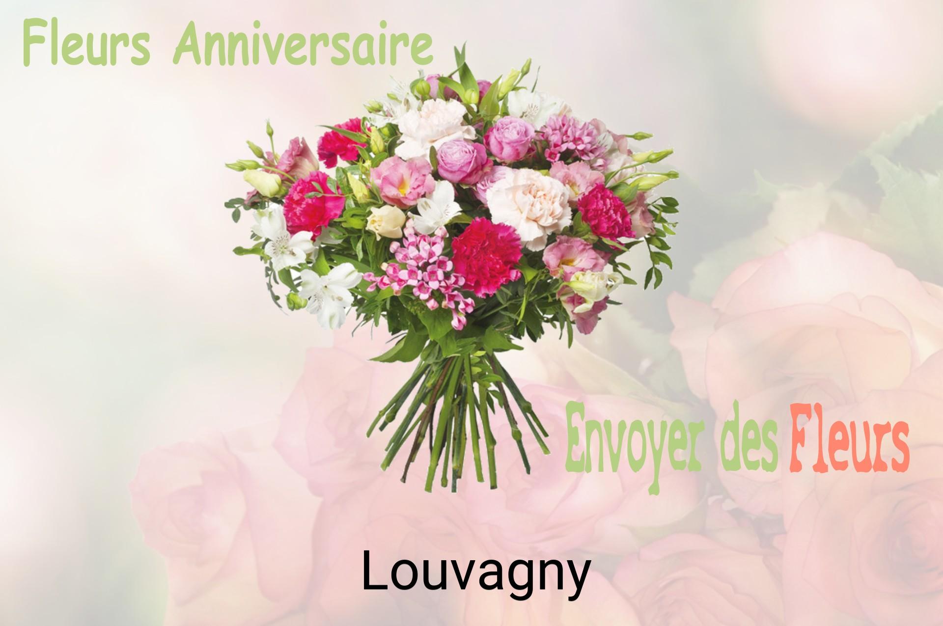 Bouquet de fleurs d’anniversaire livré à Louvagny